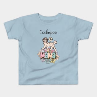 Red Merle Cockapoo Mama Kids T-Shirt